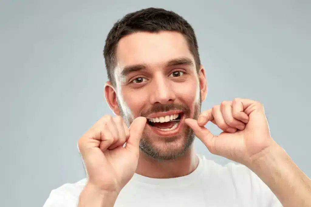 Floss Between Teeth