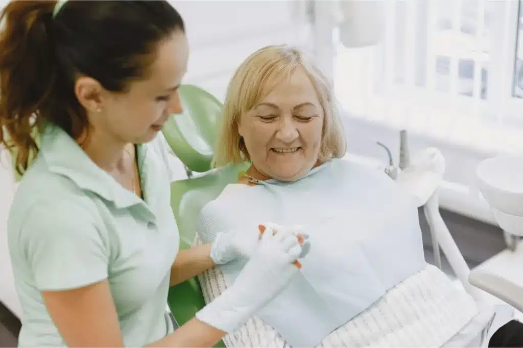 Dentist Explaining Process to the Patient