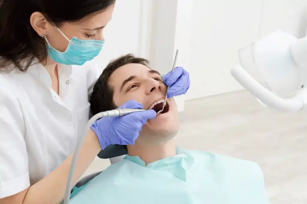 Patient Checkup for Dental Bonding