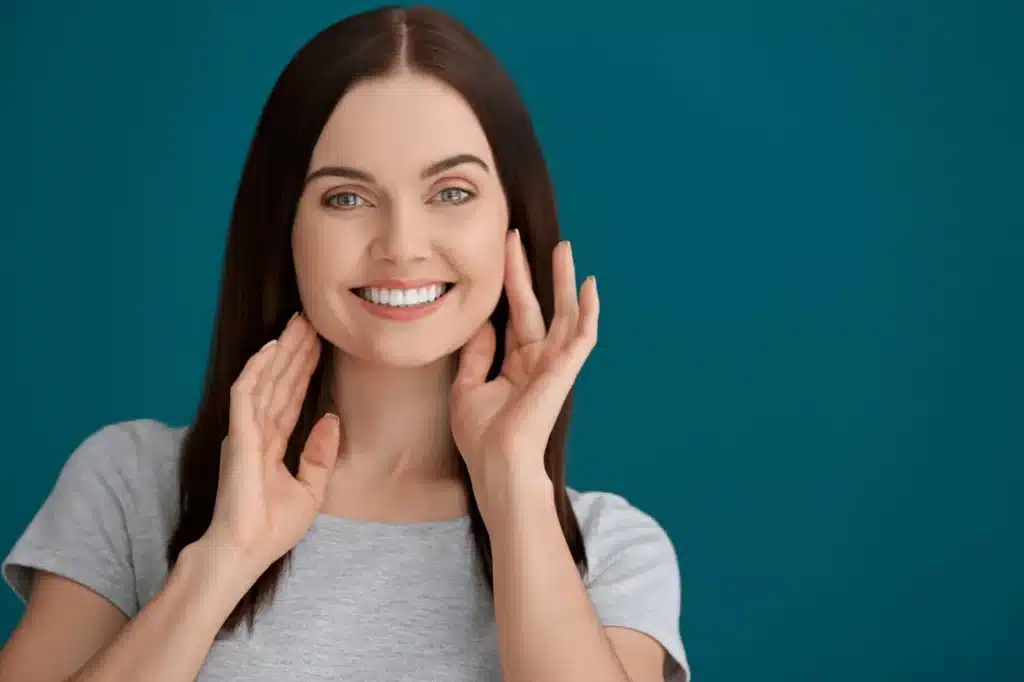 Patient Flaunting Smile After Getting All on 4 Implants