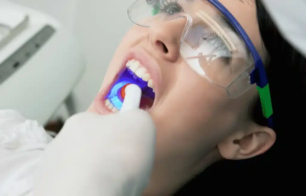 Patient Getting Dental Fillings