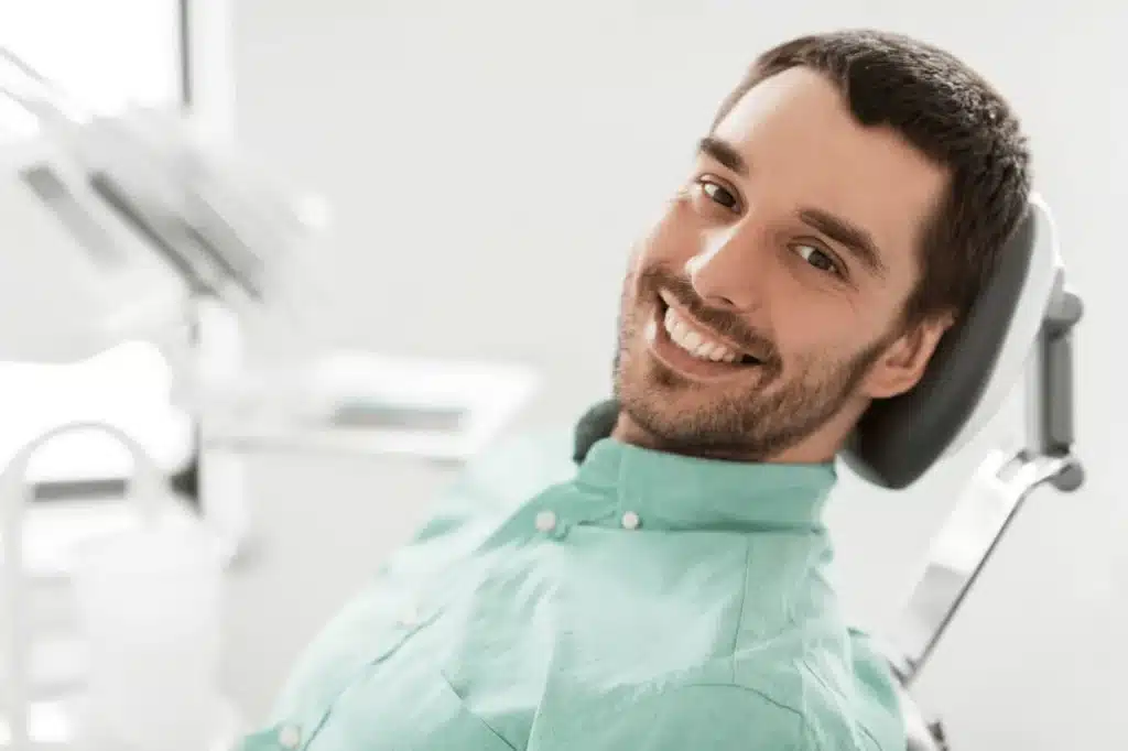 Patient at Dental Clinic for Mouthguards