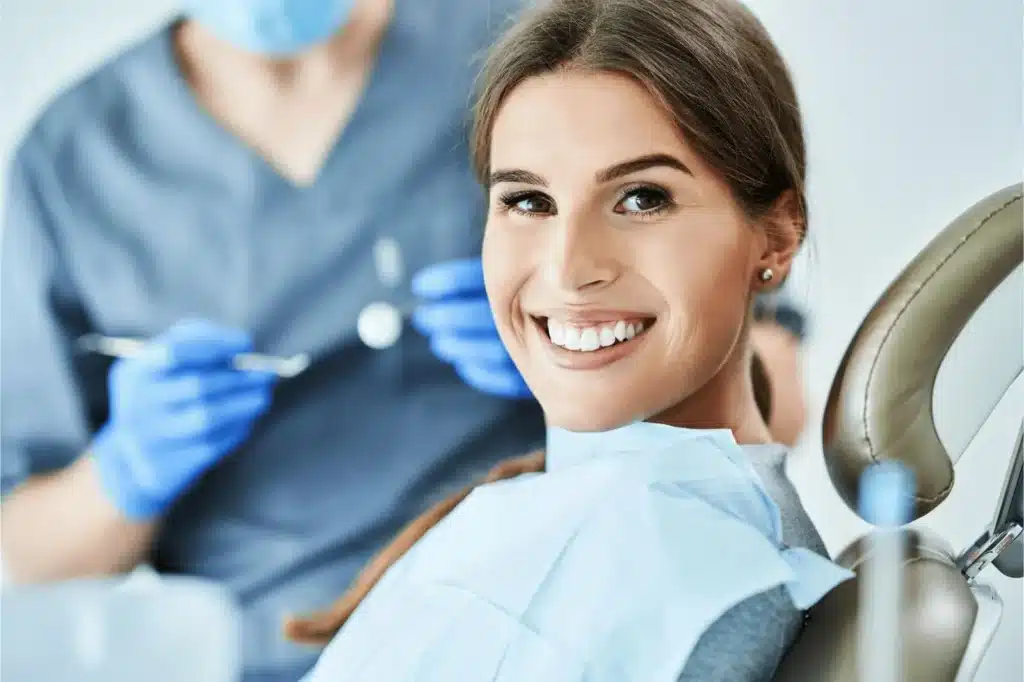 Patient at Dental Clinic in Turkey for Teeth Whitening