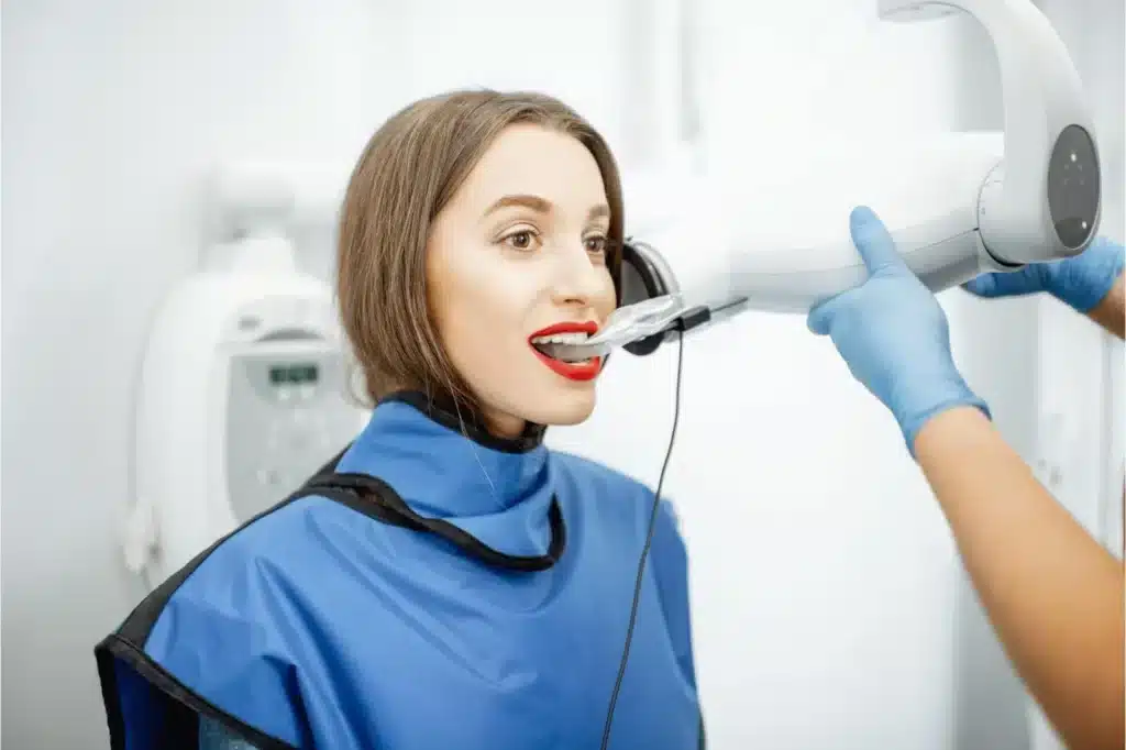 Dental X-ray on Patient